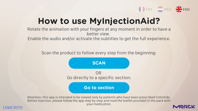MyInjectionAid App screenshot 2