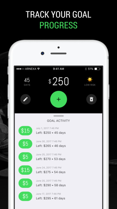 Arnexa: The Smart Savings Goal Tracker screenshot 3