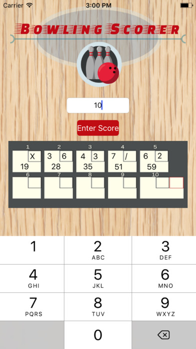 Bowling Scorer screenshot 2