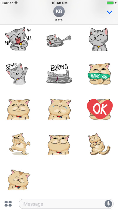 Little Cat Animated Stickers screenshot 3