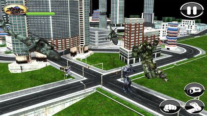 Army Robot Helicopter Simulator screenshot 4