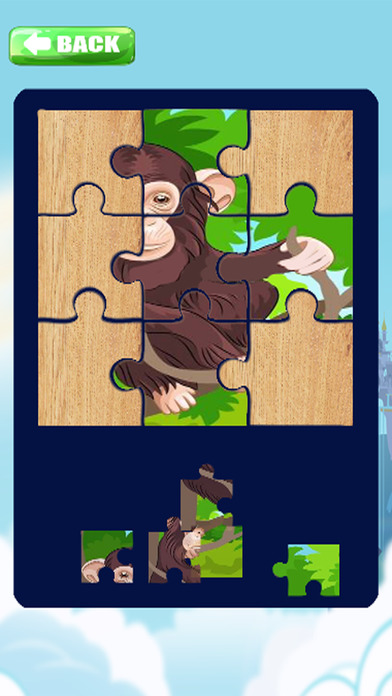 Puzzles Chimpanzee Page Jigsaw Learning Games screenshot 3