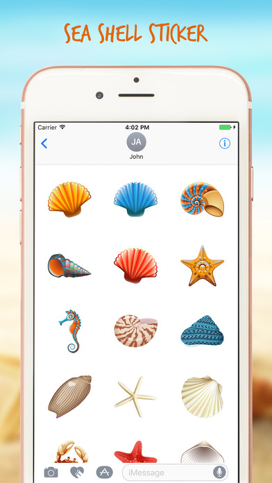 Sea Shell Life Stickers screenshot 4
