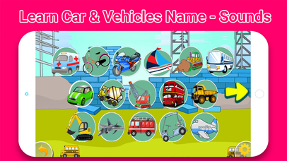 Learning Street Vehicles Names screenshot 3