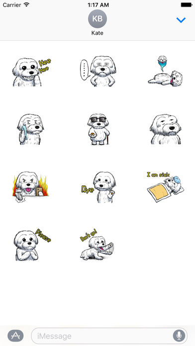 Adorable Maltese Dog - Maltmoji Emoji Sticker screenshot 3