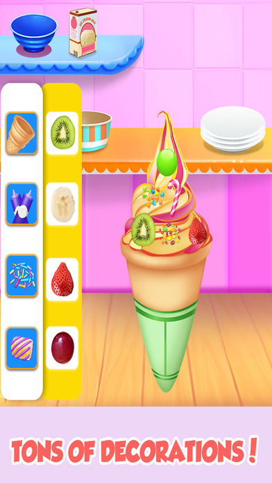 Ice Cream Maker - Cooking Games Fever screenshot 3