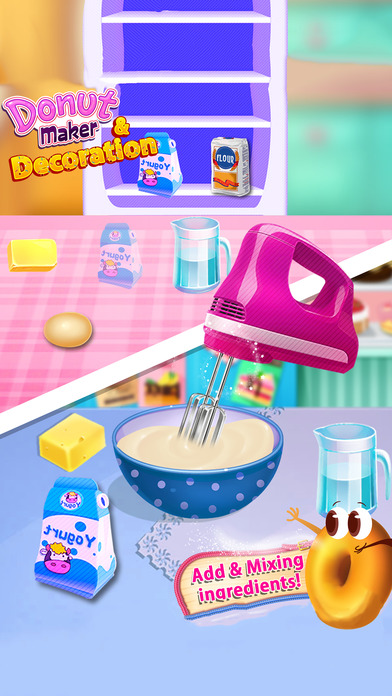 Sweet Donut Maker Cooking game screenshot 3