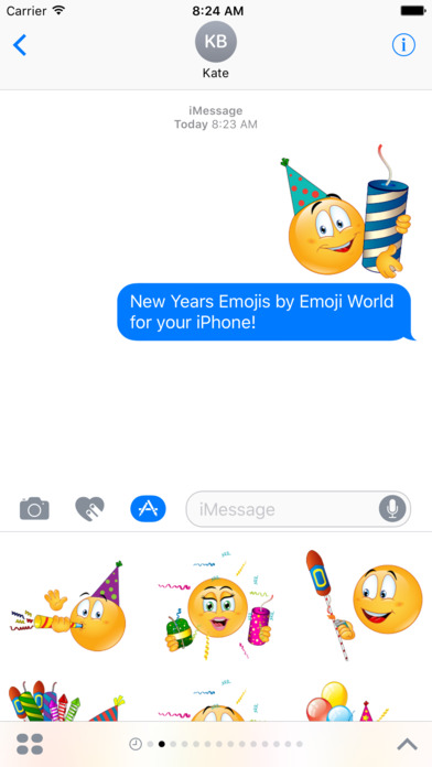 New Years Emoji Stickers by Emoji World screenshot 2