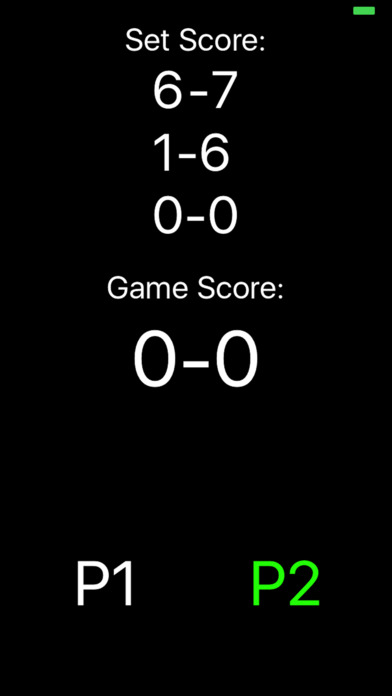 Tennis Scorekeeper App screenshot 2