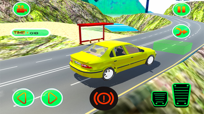 3D Taxi Simulation : Hill station 2017 screenshot 4