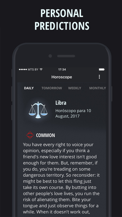 Sirius - daily horoscope screenshot 3