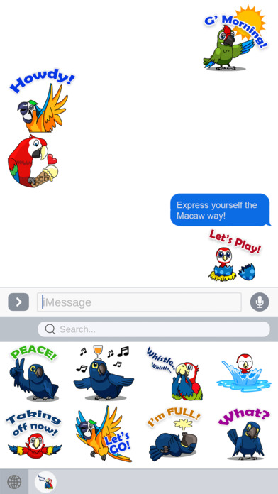 MacawMoji - Parrot Emojis screenshot 3