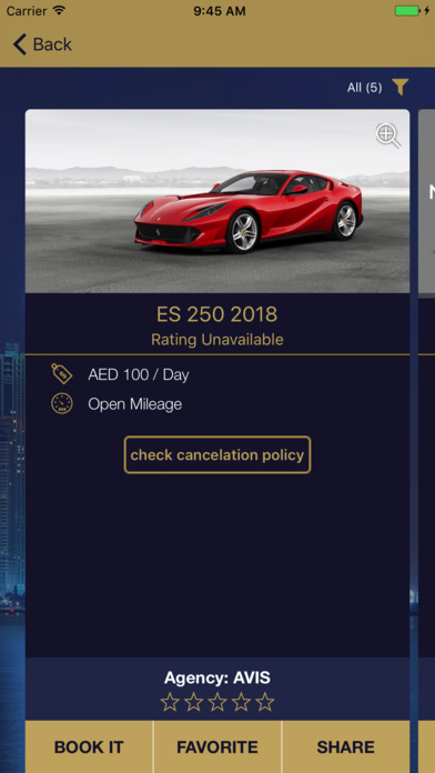 Frill Luxury Car Rental screenshot 4
