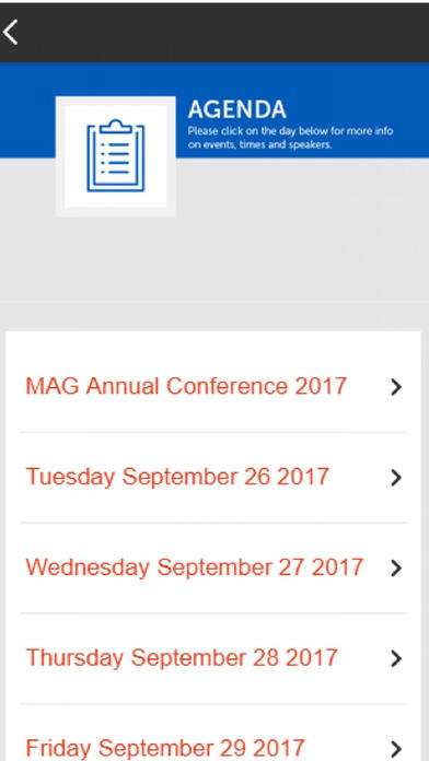 MAG Annual Conference 2017 screenshot 2
