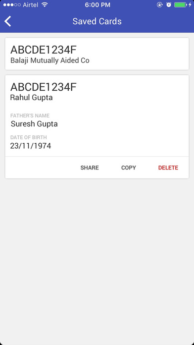 PAN Card Search, Scan, Appln Status & link Aadhaar screenshot 4