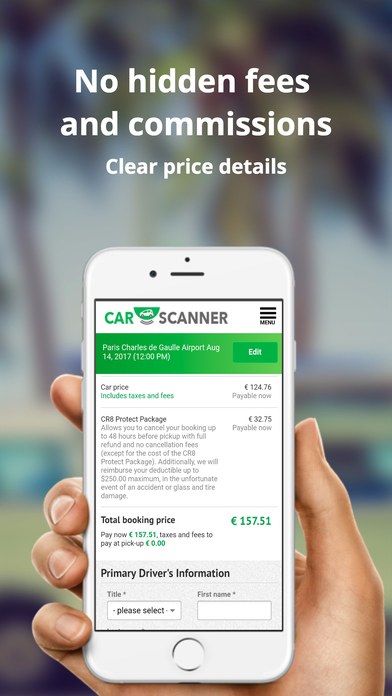 Car Scanner - Rental Car Deals screenshot 4