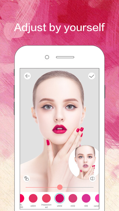 Lip Makeup - Lipstick Color Change & Retouch screenshot 2