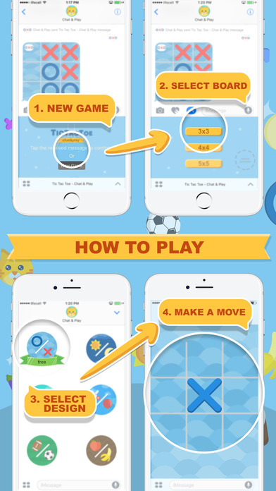Tic Tac Toe - Chat & Play screenshot 3