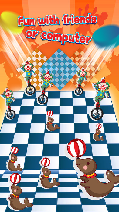 Clown Checkers Games screenshot 2