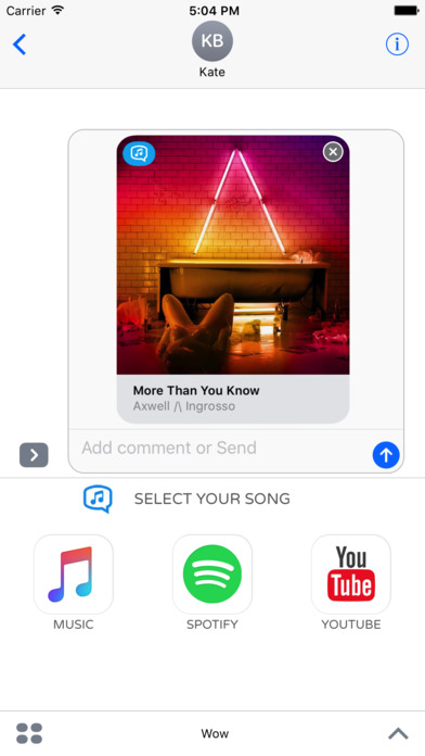 WOW Music Messaging screenshot 4