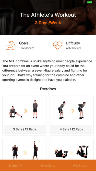FITrainer : your personnal trainer screenshot 2