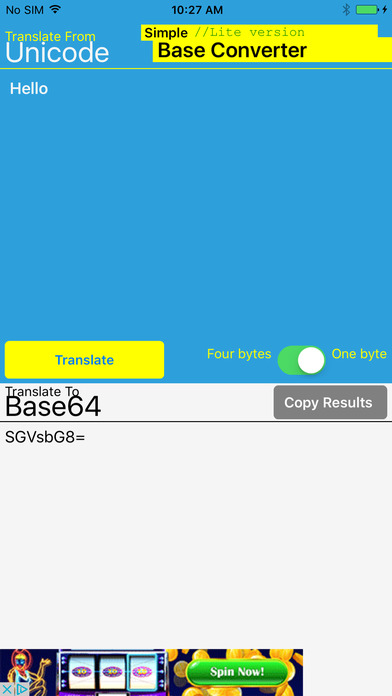 Simple Base Converter Lite screenshot 3