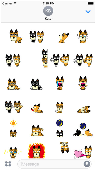TF-Dog 3 Stickers screenshot 2