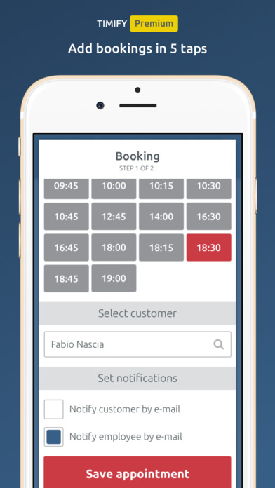 TIMIFY Business Mobile screenshot 3