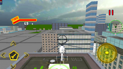 Cop Helicopter Flight Sim 3D- Pilot Chase Criminal screenshot 2