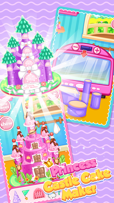 Princess Castle Cake Maker - Cooking Game screenshot 2
