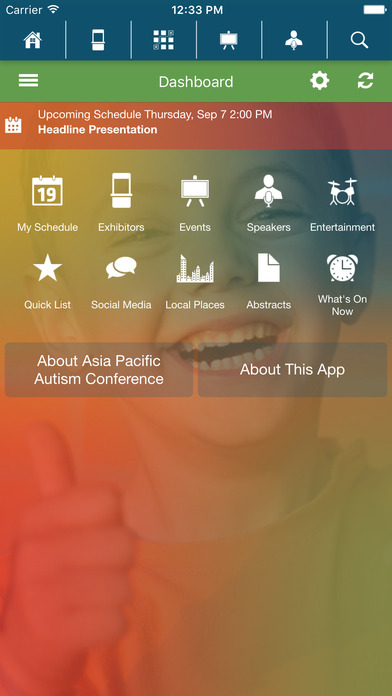 Asia Pacific Autism Conference screenshot 2