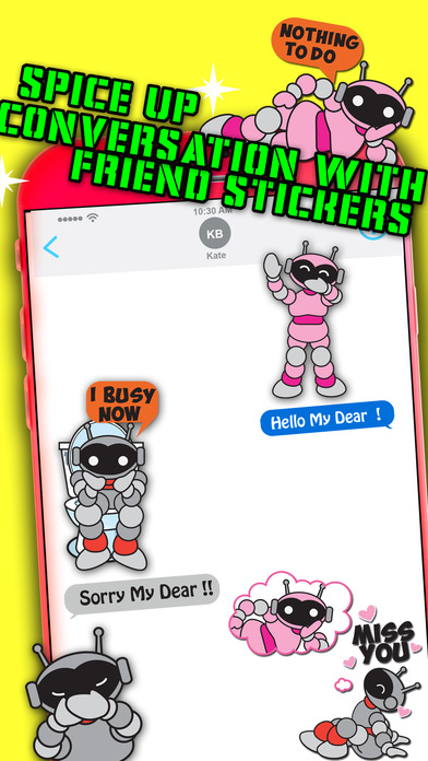 Smart Robot Animated Sticker screenshot 2