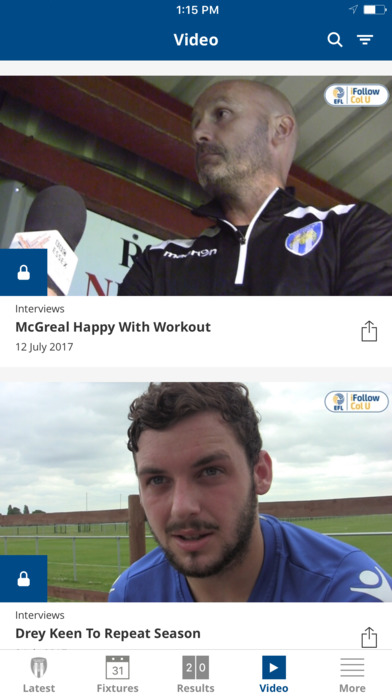 Colchester United Official App screenshot 4