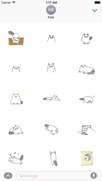 Ragdoll Cat Sticker screenshot 2