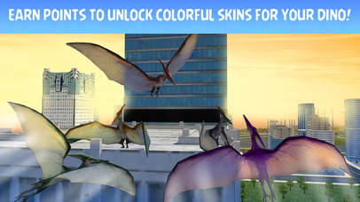 Pterodactyl Dino City Attack Simulator 3D screenshot 4