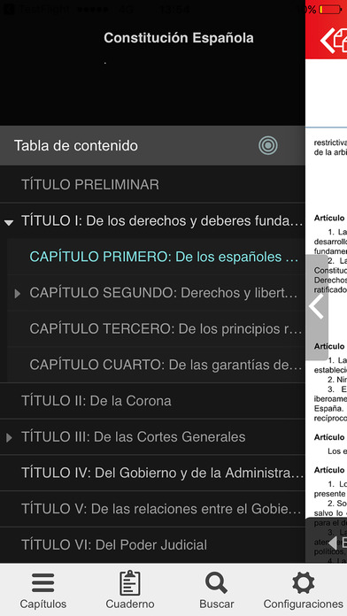 La Constitución Española screenshot 2