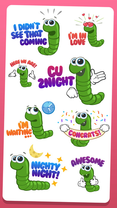 Jake the Snake Funny Stickers screenshot 3