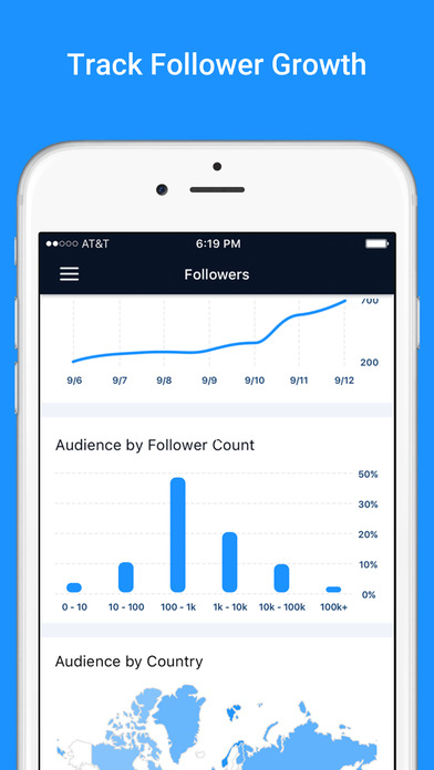 Followers + for Instagram - Follower Analytics Screenshot on iOS