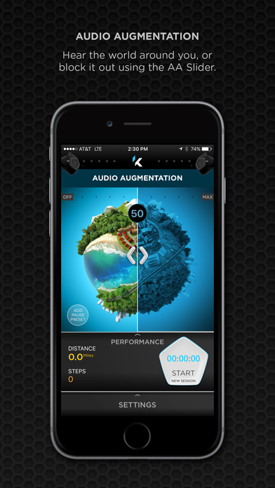 KANOA - Health Tracker and Audio Augmentation screenshot 2