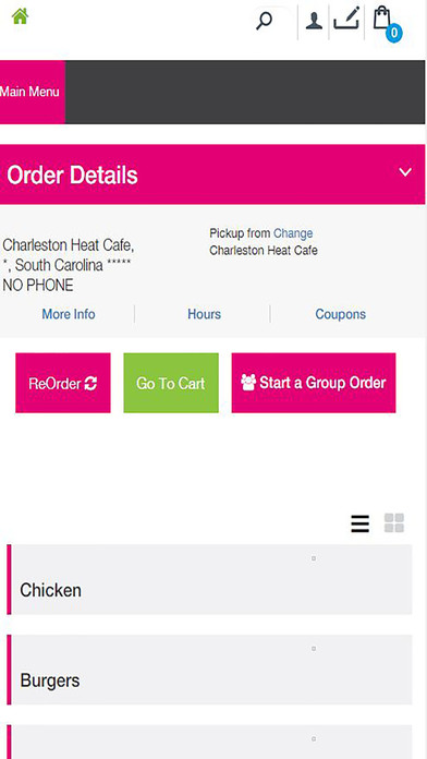 Charleston Heat Cafe screenshot 2