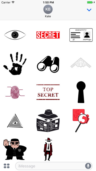 Spy Stickers screenshot 2