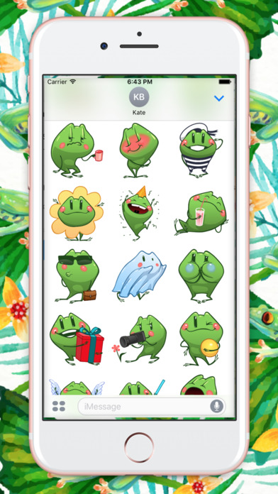 Francis Frog! The Emoji Collection screenshot 3