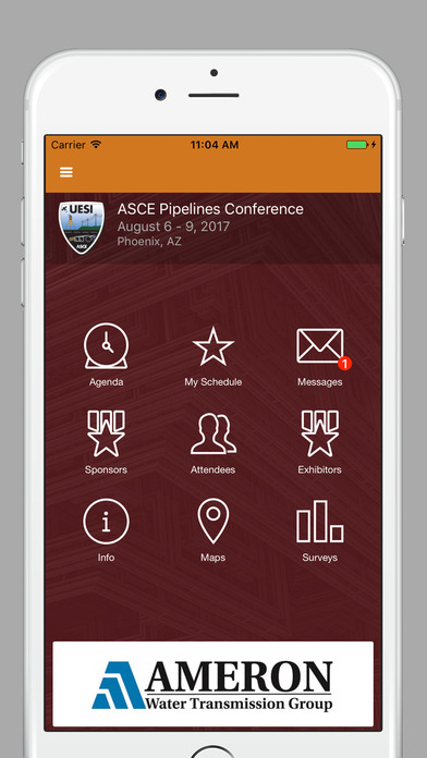 ASCE Pipelines Conference 2017 screenshot 2