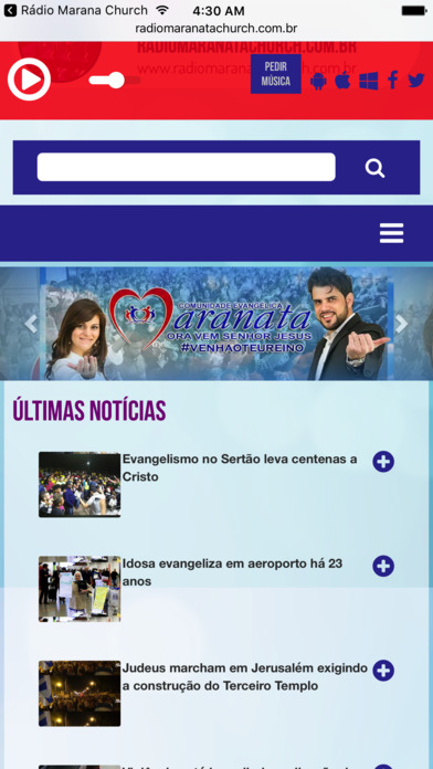Rádio Maranata Church screenshot 4