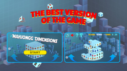 Mahjong 3D Cube Deluxe Game screenshot 3