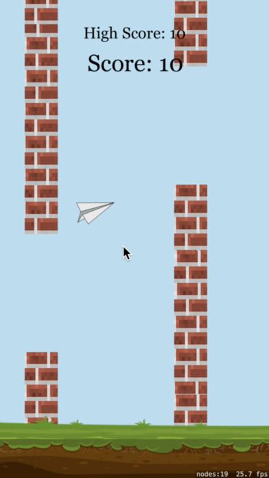 Paper Plane Flappy Flight screenshot 2