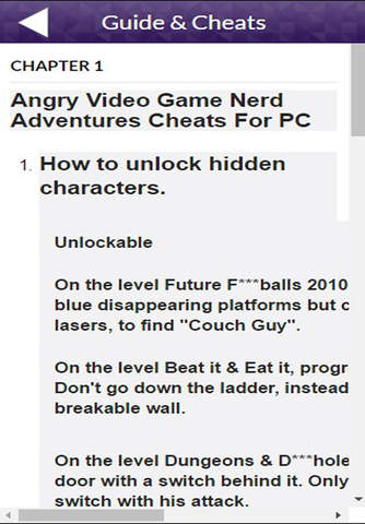 PRO - Angry Video Game Nerd Adventures Game Version Guide screenshot 2