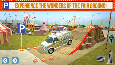 Screenshots of Amusement Park Fair Ground Circus Trucker Parking Simulator for iPhone