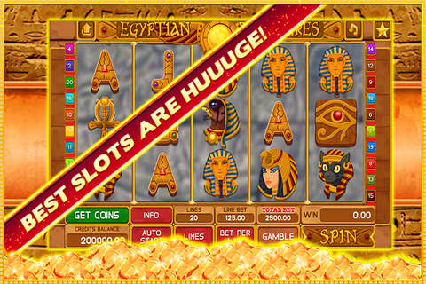 Awesome Casino Slots: Spin Slots Of Pharaoh Machines Free! screenshot 4