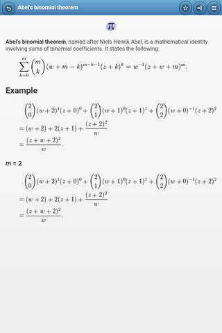 Mathematical theorems screenshot 3